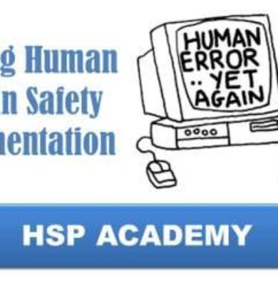 Training Human Error in Safety Implementation