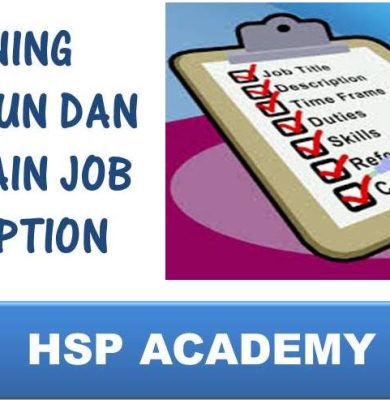 TRAINING MENYUSUN DAN MENDISAIN JOB DESCRIPTION
